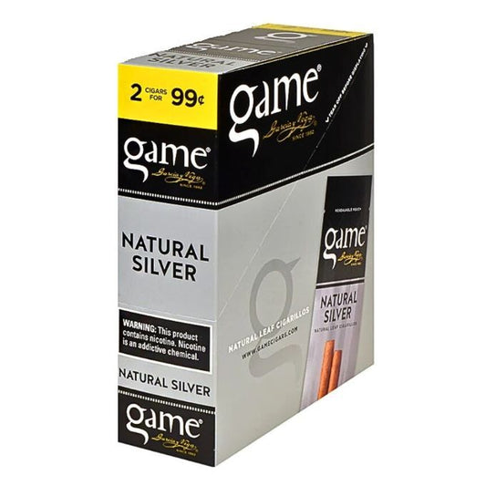 Game Cigarillos Natural Silver