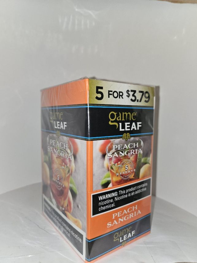 Game Leaf Cigars Peach Sangria