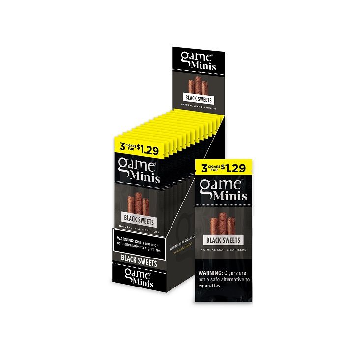 Game Minis Cigarillos Black Sweets