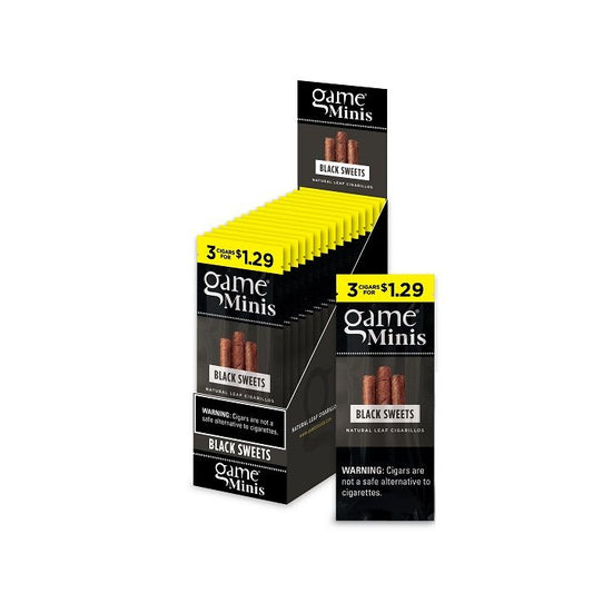 Game Minis Cigarillos Black Sweets