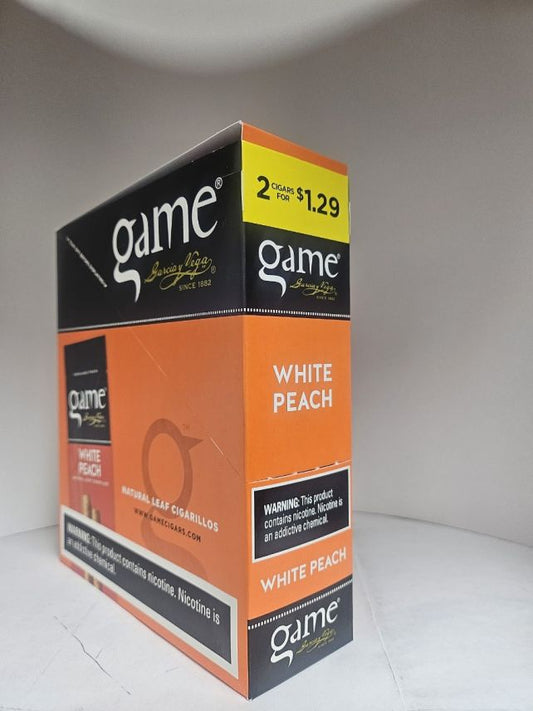 Game White Peach Cigarillos