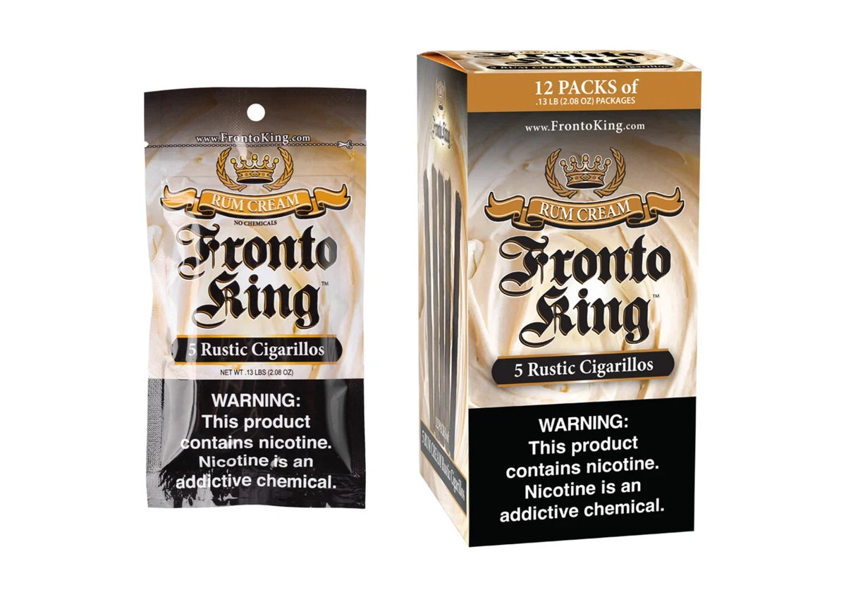 Grabba Frontoking Rum Cream 5PK 12CT pack