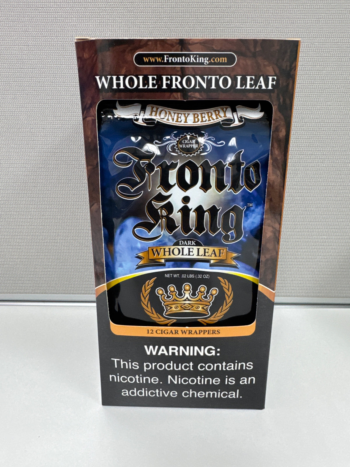 Grabba Frontoking Whole Leaf Honey Berry 12CT pack