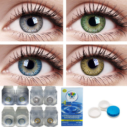 Gold Look Monthly Disposable Color Contact Lenses