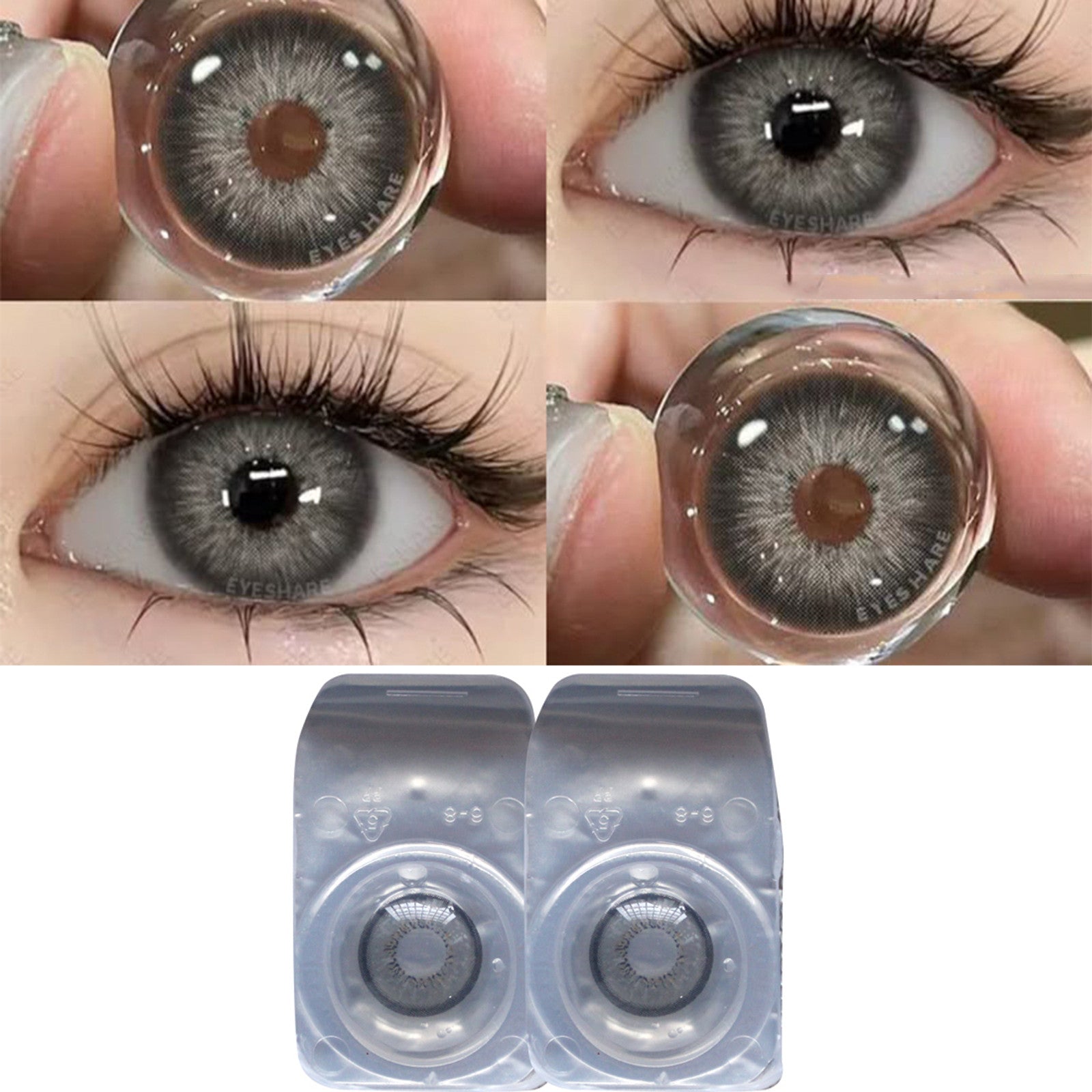 Diamond Eye Weekly Disposable Colored Contact Lenses 0.00 Power