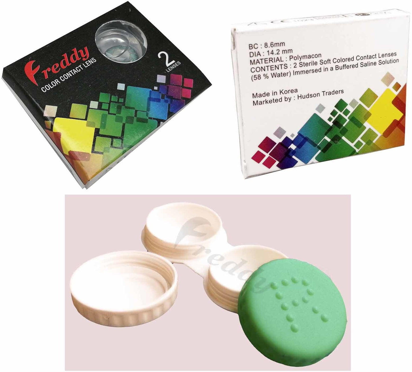 Freddy Monthly Disposable Colored Contact Lenses