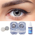 Freddy Monthly Disposable Grey Contact Lenses