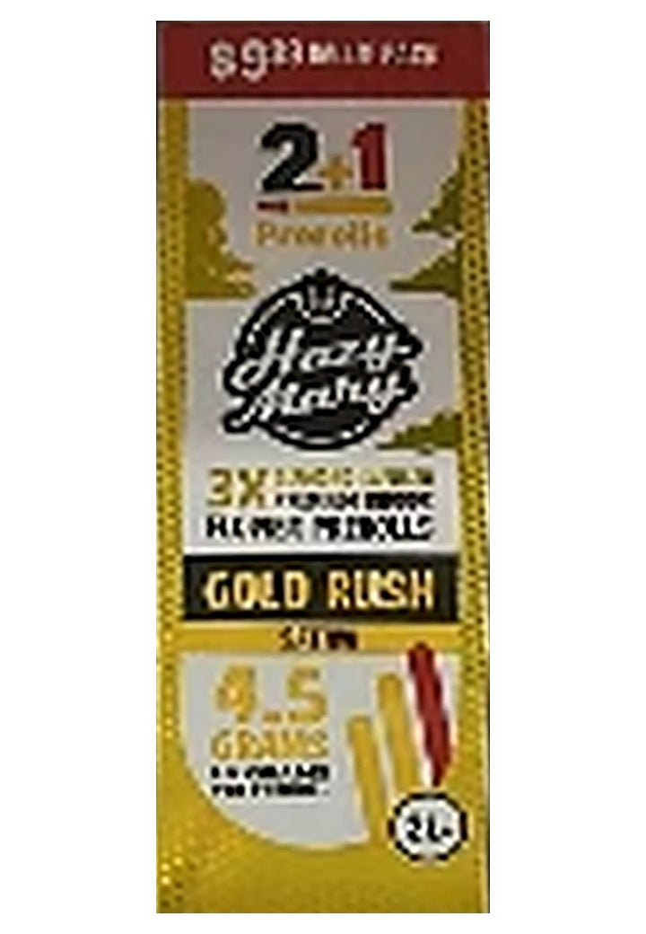Hazy Mary THCP Prerolls 4.5G 3PK, 10CT - Gold Rush, single box