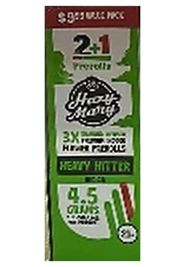 Hazy Mary THCP Prerolls 4.5G 3PK, 10CT - Heavy Hitter, box front