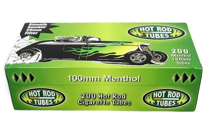 Hot Rod Menthol Cigarette Tubes