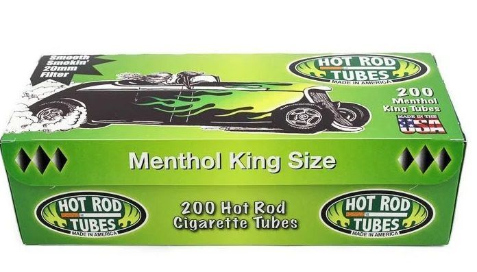 Hot Rod Menthol Cigarette Tubes