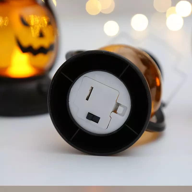Halloween Pumpkin Lantern with Flickering LED, 1 Piece - image 5