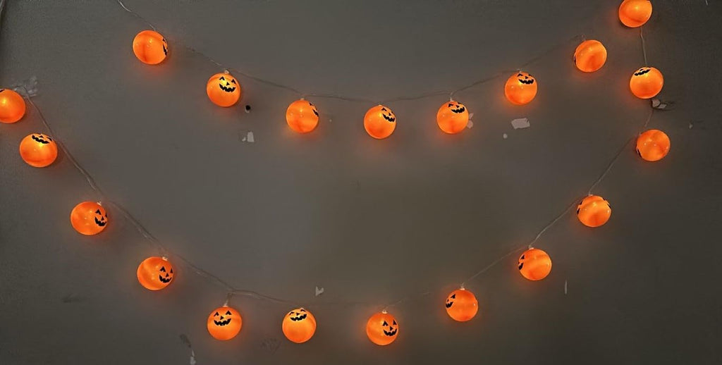 Pumpkin Ball LED String Lights with 8 Modes, 9.97 ft - image 6