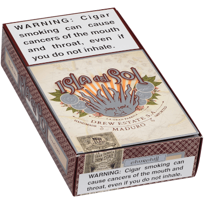 Isla Del Sol Maduro Churchill Cigars Box of 10