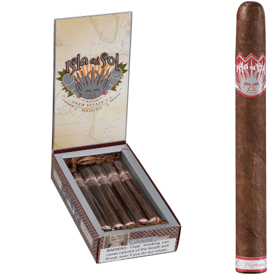 Isla Del Sol Maduro Churchill Cigars Box of 10