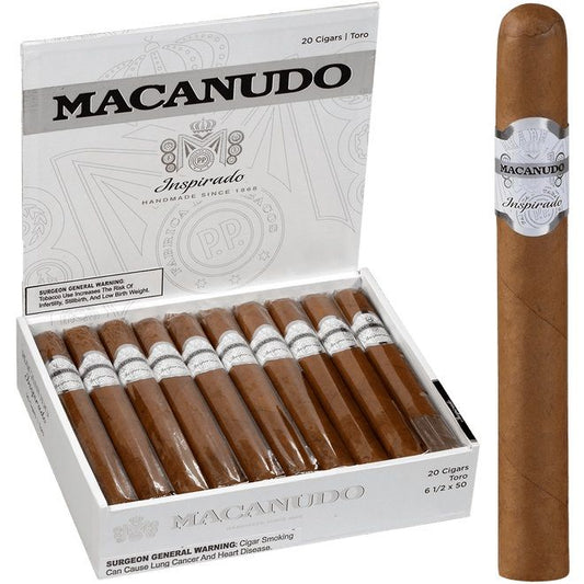 Macanudo Inspirado White Toro Cigars Box of 20