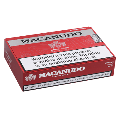 Macanudo Inspirado Red Gigante Cigars Box of 20