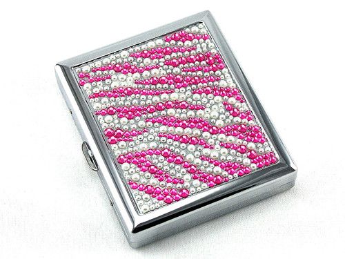 Metal Cigarette Case with Design