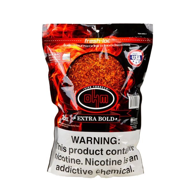 OHM Extra Bold Pipe Tobacco 16Oz
