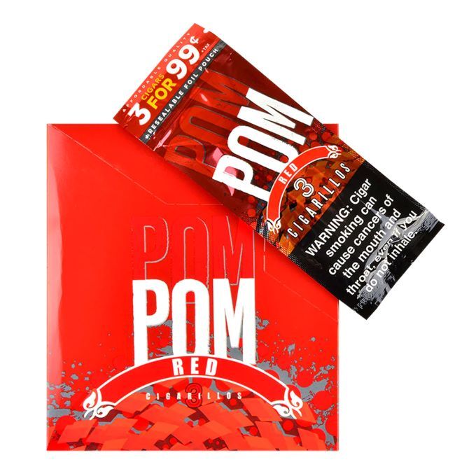 Pom Pom Cigarillos Red