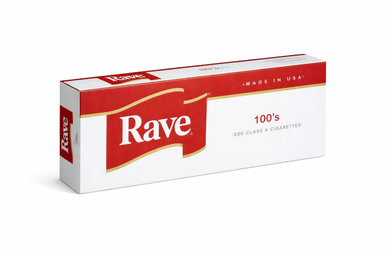 Rave red cigarettes 100 box