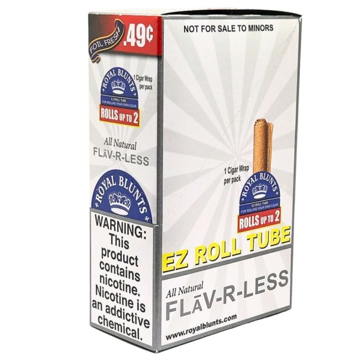 Royal Blunts EZ Roll Tube Flav R Less
