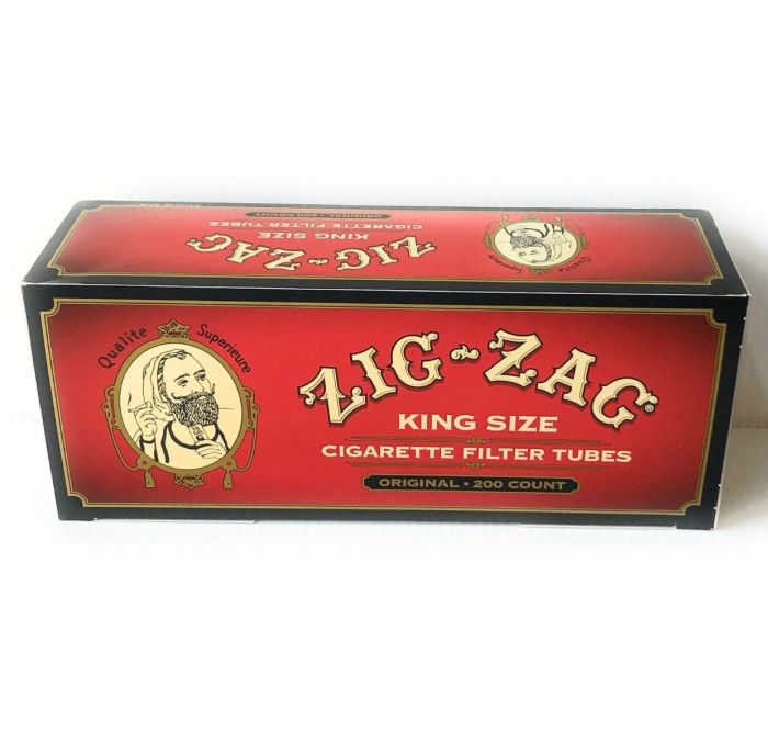 Zig Zag Full Flavor Cigarette Tubes King Size