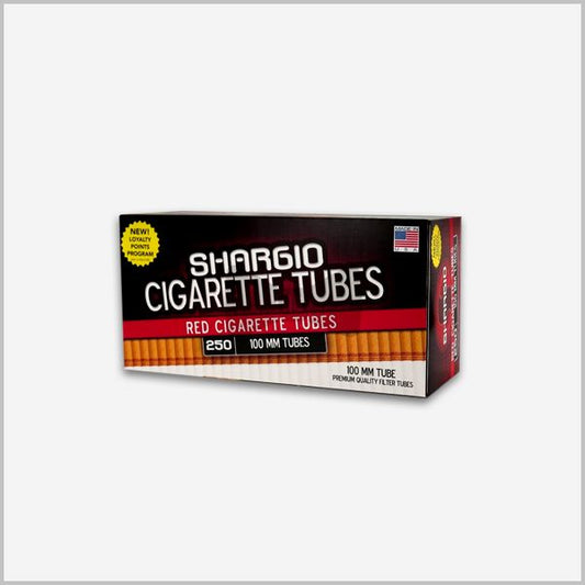 Shargio 100MM Red Cigarette Tubes