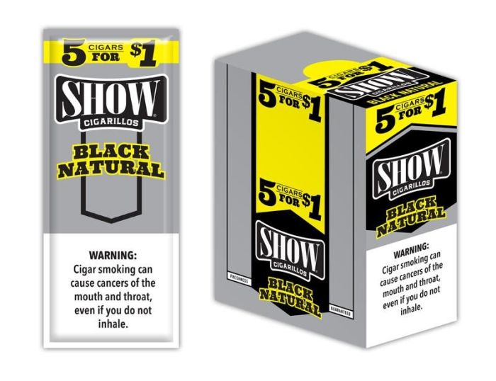 Show Cigarillos Black Natural