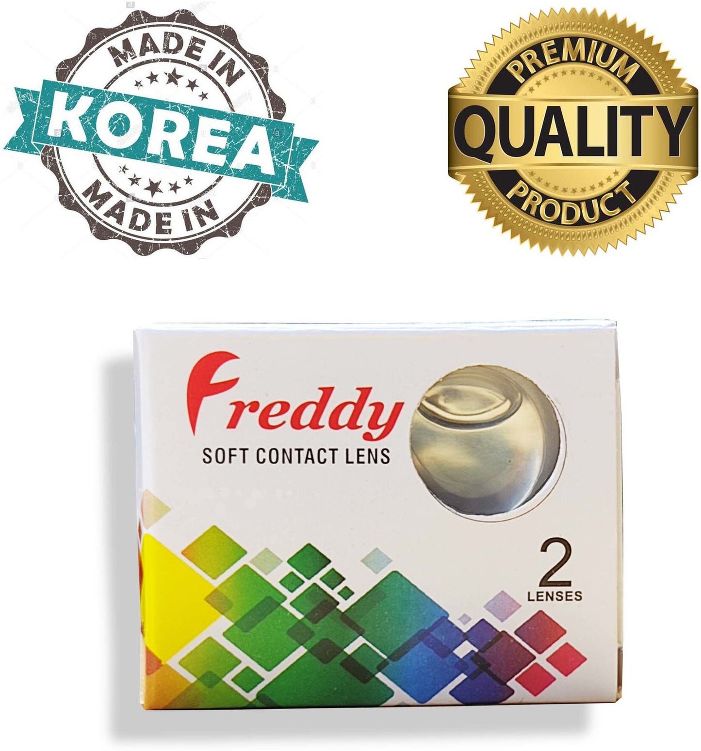 Freddy Monthly Disposable Colored Contact Lenses