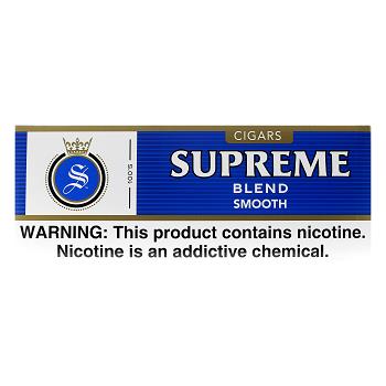 SUPREME BLEND CIGARS SMOOTH 10/20CT