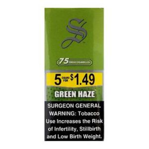 SUPREME CIGARILLOS GREEN HAZE 15/5PK