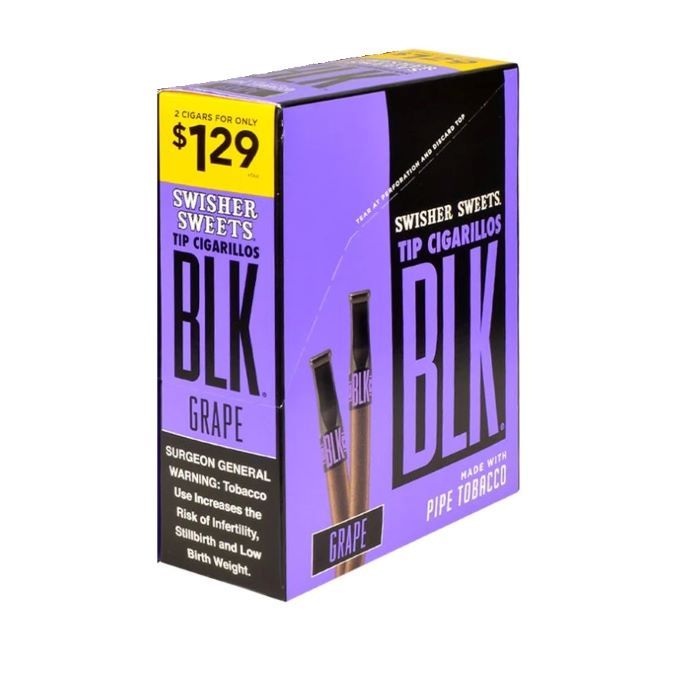 Swisher Sweets BLK Tip Cigarillos Grape