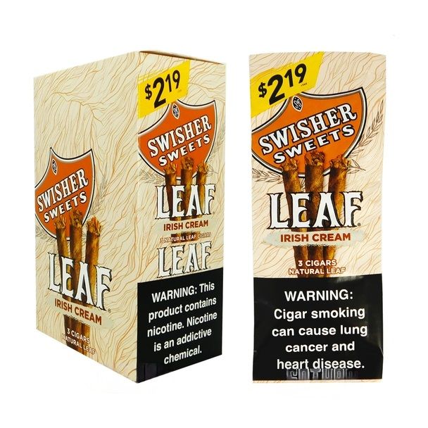 Swisher Sweets Leaf Cigars Irish Cream