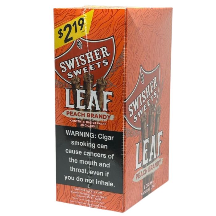 Swisher Sweets Leaf Peach Brandy Cigars