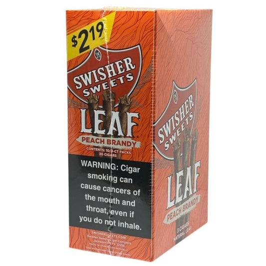 Swisher Sweets Leaf Peach Brandy Cigars
