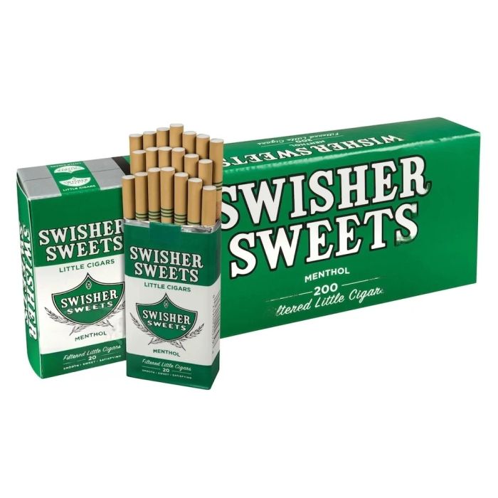 Swisher Sweets Filtered Cigars Menthol