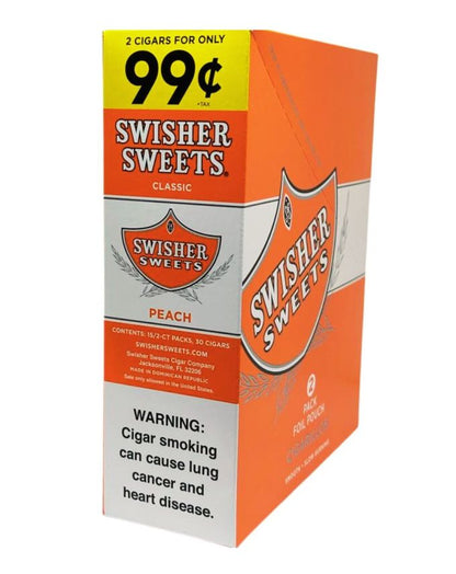 Swisher Sweets Peach Cigarillos