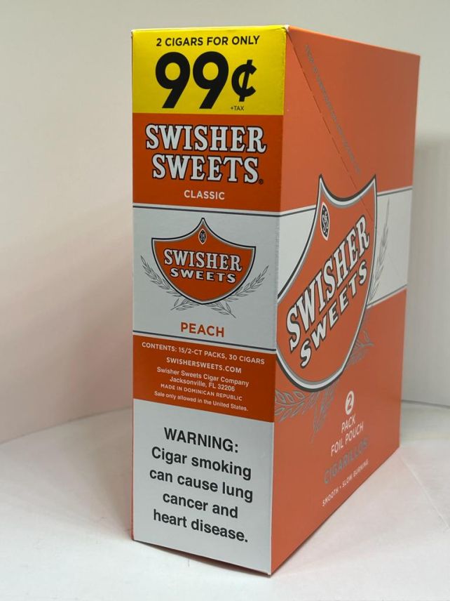 Swisher Sweets Peach Cigarillos