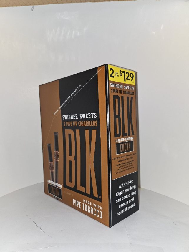 Swisher Sweets 2 Pipe BLK Tip Cocoa Cigarillos