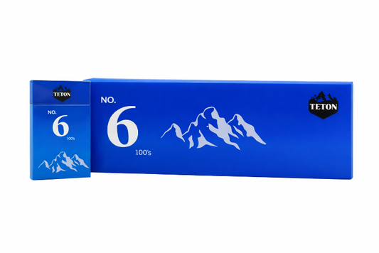 Teton Blue Cigarette 100 Box