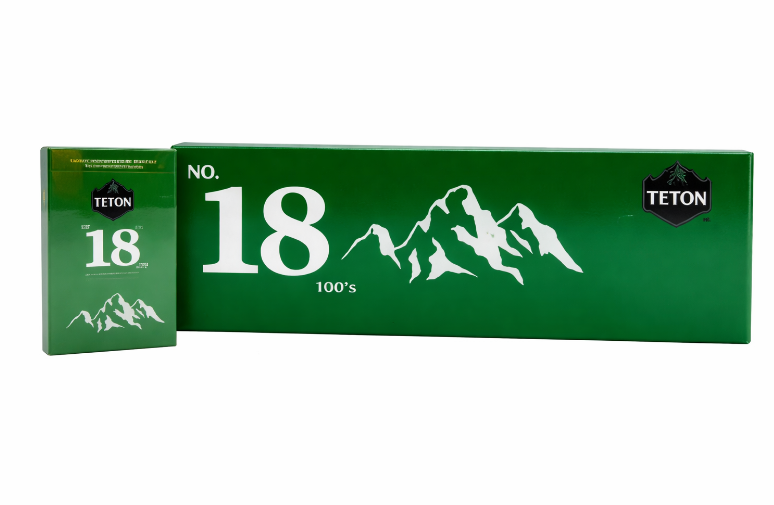 Teton Green Cigarette 100 Box