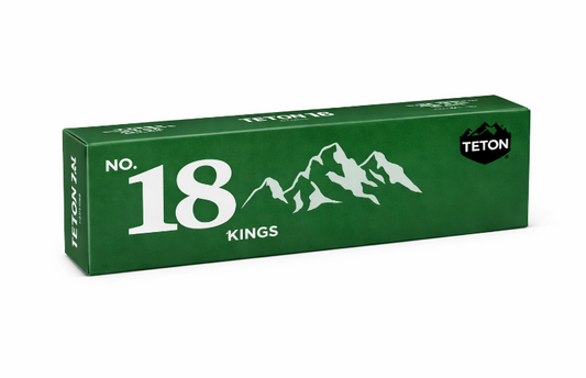 Teton Green Cigarette King Box