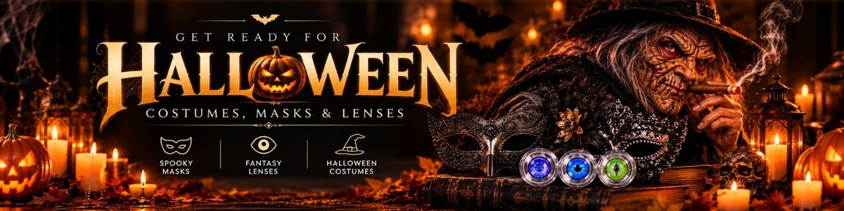 Get ready for Halloween - costumes, masks and lenses at Vega Smokes