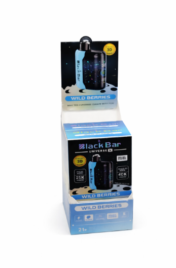 Black bar disposable vapes Wild berries