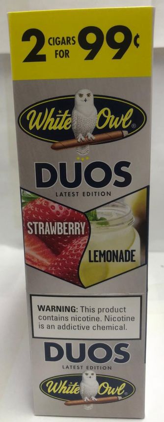 White Owl Duos Strawberry Lemonade