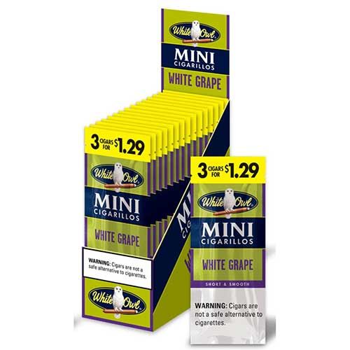 White Owl Cigarillos Mini White Grape