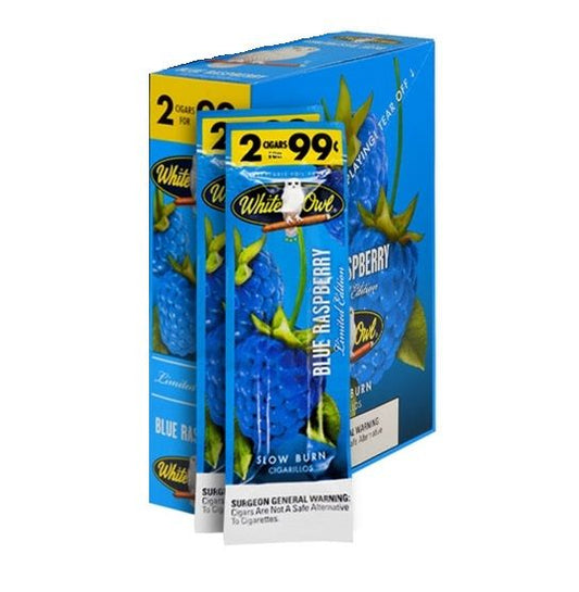 White Owl Cigarillos Blue Raspberry 30CT