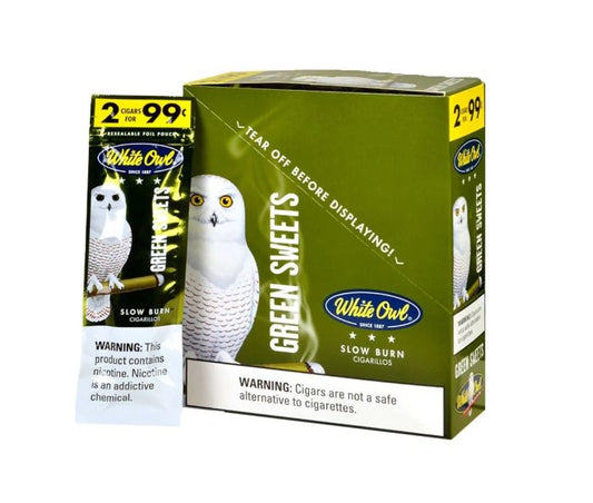 White Owl Cigarillos Green Sweets