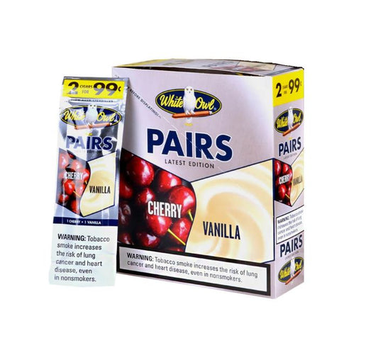White Owl Cigarillos Pairs Cherry Vanilla